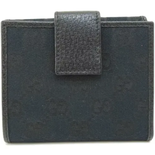 Pre-owned Wallets, female, , Size: ONE SIZE Pre-owned Canvas wallets - Gucci Vintage - Modalova