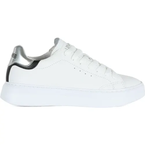 Leder Logo Sneakers mit Kontrastsohle , Damen, Größe: 41 EU - Sun68 - Modalova