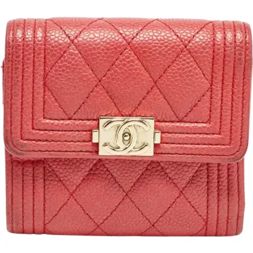 Pre-owned Wallets, female, , Size: ONE SIZE Pre-owned Leather wallets - Chanel Vintage - Modalova