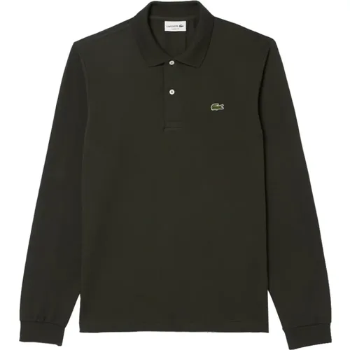 Grünes Poloshirt Ikonischer Stil , Herren, Größe: L - Lacoste - Modalova