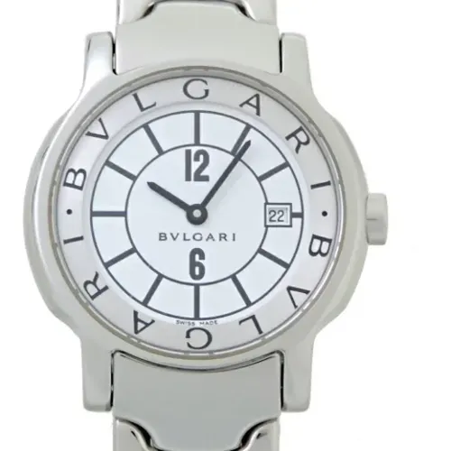 Pre-owned Watches, female, , Size: ONE SIZE Pre-owned Stainless Steel watches - Bvlgari Vintage - Modalova