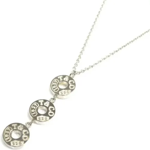 Pre-owned Jewellery, female, , Size: ONE SIZE Pre-owned Silver necklaces - Tiffany & Co. Pre-owned - Modalova