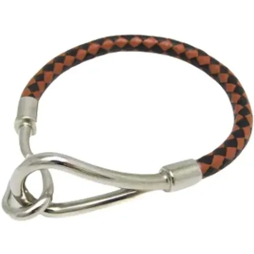 Pre-owned Jewellery, female, , Size: ONE SIZE Pre-owned Leather bracelets - Hermès Vintage - Modalova