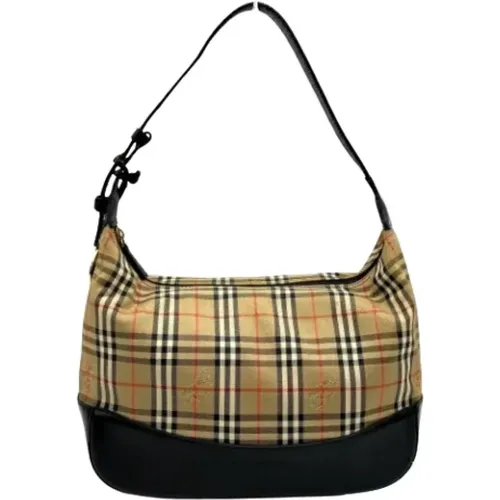 Pre-owned Canvas shoulder-bags , female, Sizes: ONE SIZE - Burberry Vintage - Modalova