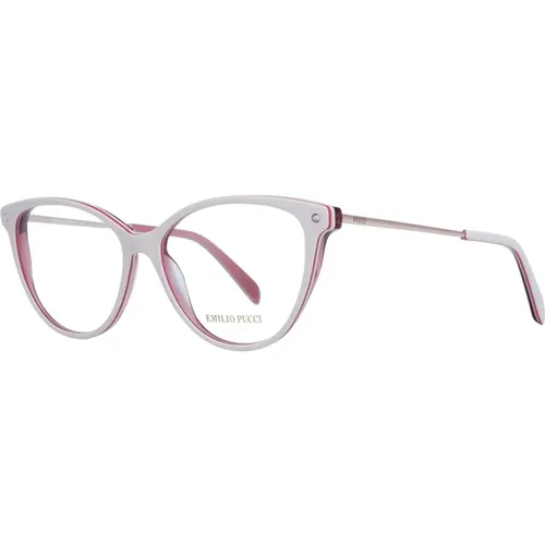 Rosa Kunststoff Cat Eye Brillen , Damen, Größe: ONE Size - EMILIO PUCCI - Modalova