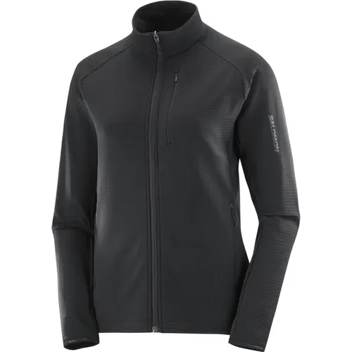 Schwarze Essential Leichte Warme Jacke , Damen, Größe: M - Salomon - Modalova