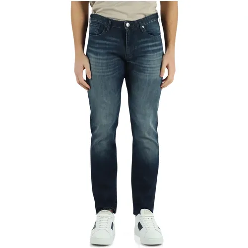 Trousers , male, Sizes: W32, W31 - Emporio Armani - Modalova