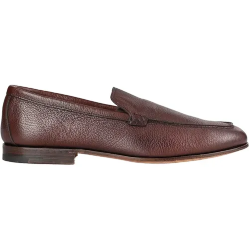 Loafers, male, , Size: 10 US Leather Margate Loafers - Church's - Modalova