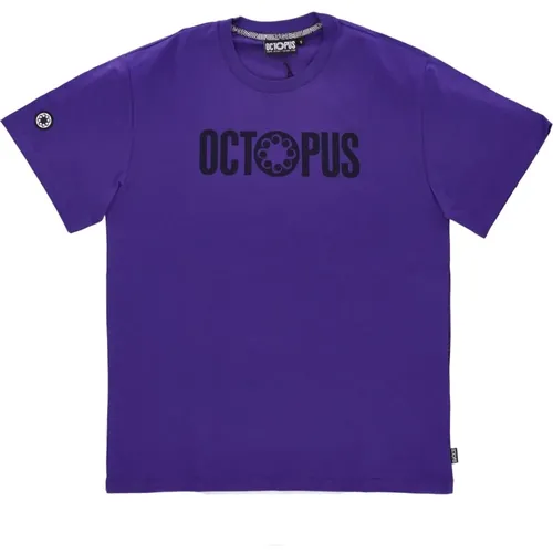 T-Shirts, male, , Size: XL Logo Tee Short Sleeve - Octopus - Modalova