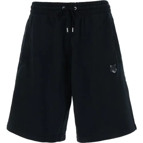 Bold Fox Head Patch Oversize Shorts , male, Sizes: S - Maison Kitsuné - Modalova