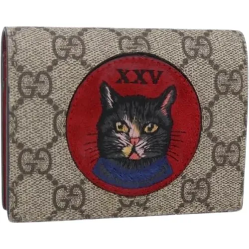 Pre-owned Wallets, female, , Size: ONE SIZE Pre-owned Plastic Wallet - Gucci Vintage - Modalova