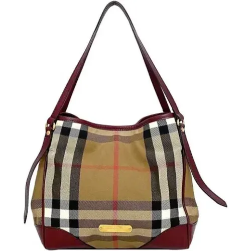 Pre-owned Tote Bags, female, , Size: ONE SIZE Pre-owned Canvas totes - Burberry Vintage - Modalova