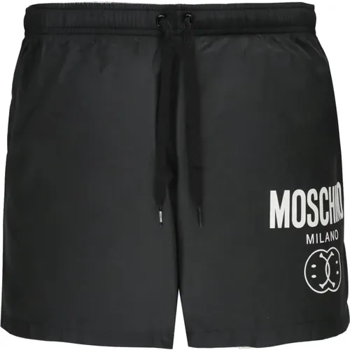 Schwarze Sea Kleidung Badehose , Herren, Größe: M - Moschino - Modalova