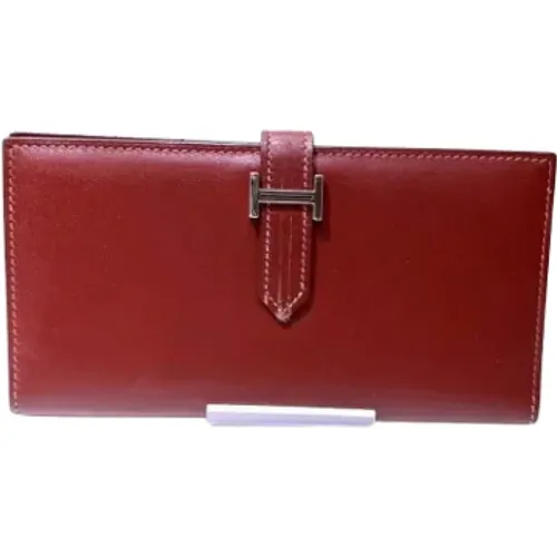 Pre-owned Wallets, female, , Size: ONE SIZE Pre-owned Leather wallets - Hermès Vintage - Modalova