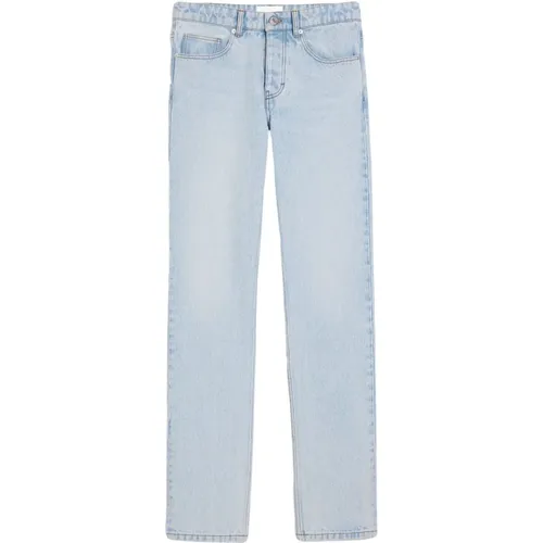 Blaue Gerades Jeans Casual Stil , Herren, Größe: W31 - Ami Paris - Modalova