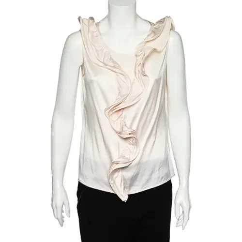 Pre-owned Silk tops , female, Sizes: L - Carolina Herrera Pre-owned - Modalova