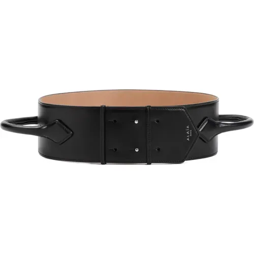 Leather Handle Belt , female, Sizes: 80 CM, 70 CM - Alaïa - Modalova