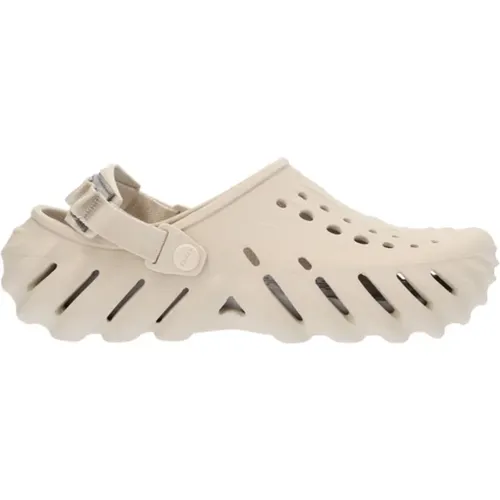 Flache Sandalen , Herren, Größe: 40 EU - Crocs - Modalova