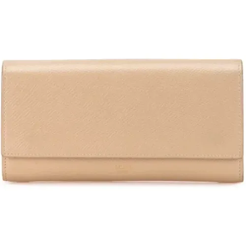 Pre-owned Wallets, female, , Size: ONE SIZE Pre-owned Leather wallets - Celine Vintage - Modalova