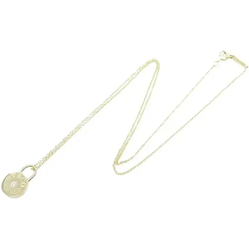 Pre-owned Jewellery, female, , Size: ONE SIZE Pre-owned Gold necklaces - Tiffany & Co. Pre-owned - Modalova