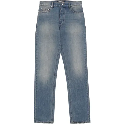 Straight Jeans, male, , Size: W28 Regular Denim Jeans Medium - Iuter - Modalova