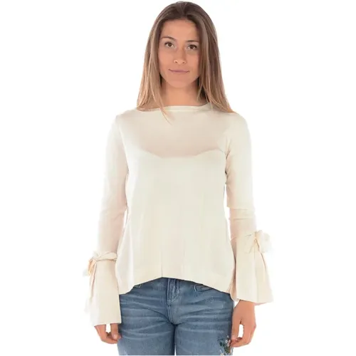 Gemütlicher Strickpullover , Damen, Größe: M - Liu Jo - Modalova