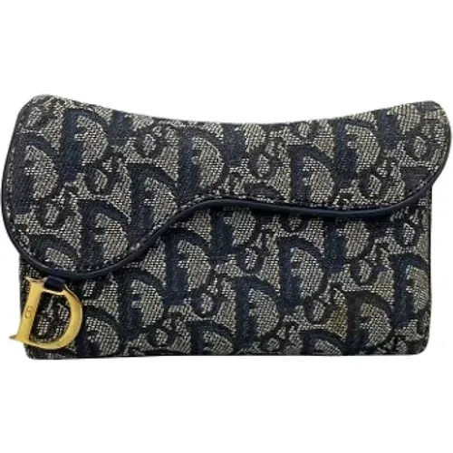 Pre-owned Wallets, female, , Size: ONE SIZE Pre-owned Canvas wallets - Dior Vintage - Modalova