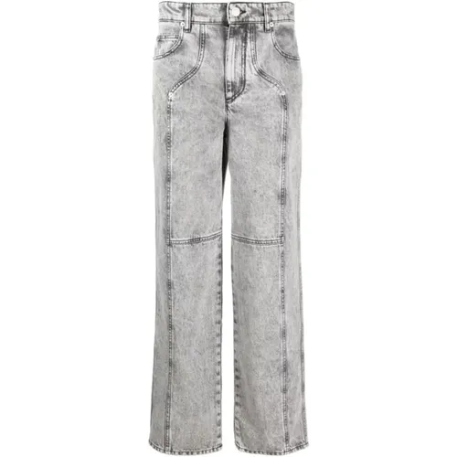 Valeria Pants Light Grey Jeans , female, Sizes: 2XS, XS, S - Isabel Marant Étoile - Modalova