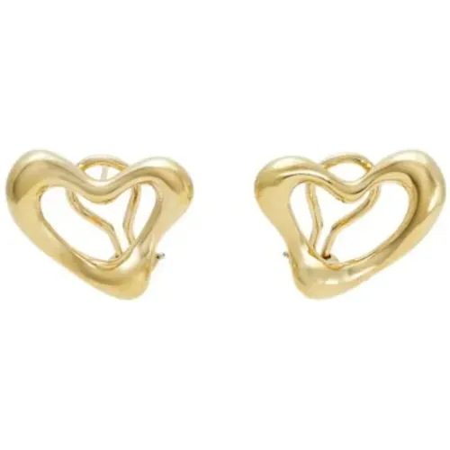 Pre-owned Jewellery, female, , Size: ONE SIZE Pre-owned Gold earrings - Tiffany & Co. Pre-owned - Modalova