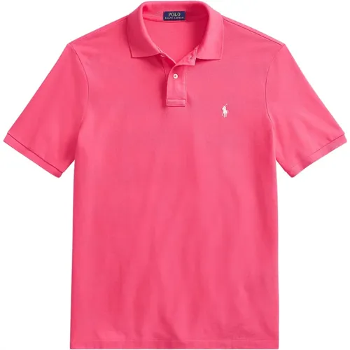 Zeitlose Slim Fit Mesh Polo , Herren, Größe: S - Polo Ralph Lauren - Modalova