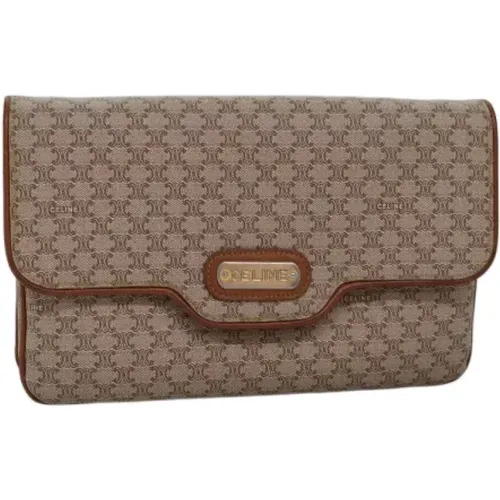 Pre-owned Clutches, female, , Size: ONE SIZE Pre-owned Canvas celine-bags - Celine Vintage - Modalova