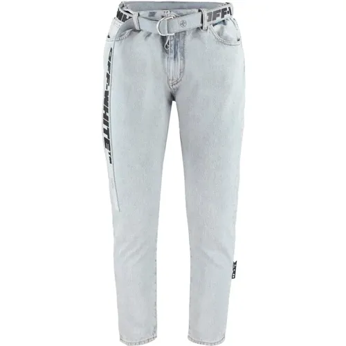 Slim-fit Jeans , Damen, Größe: W30 - Off White - Modalova