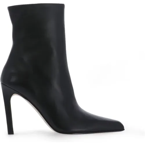 Leather Ankle Boots with Arrow Toe , female, Sizes: 7 UK - Paris Texas - Modalova