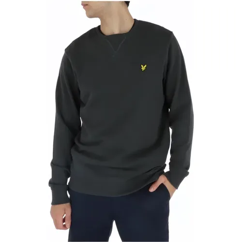 Sweatshirts, male, , Size: XL Printed Long Sleeve Sweatshirt - Lyle & Scott - Modalova