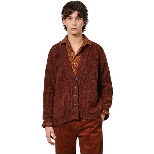 Oversized Bio-Woll-Strickjacke - Massimo Alba - Modalova