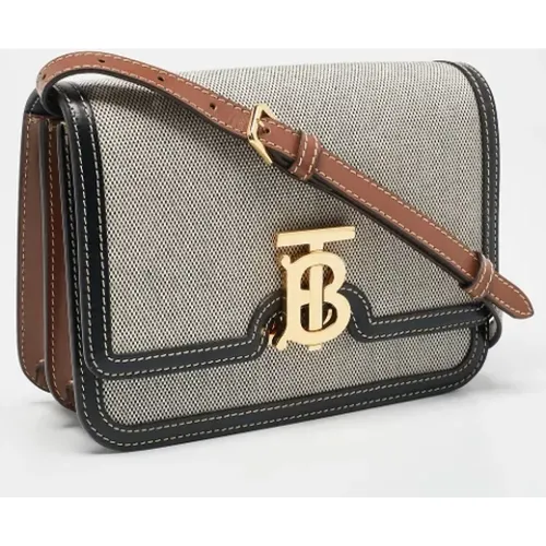 Pre-owned Cross Body Bags, female, , Size: ONE SIZE Pre-owned Canvas shoulder-bags - Burberry Vintage - Modalova