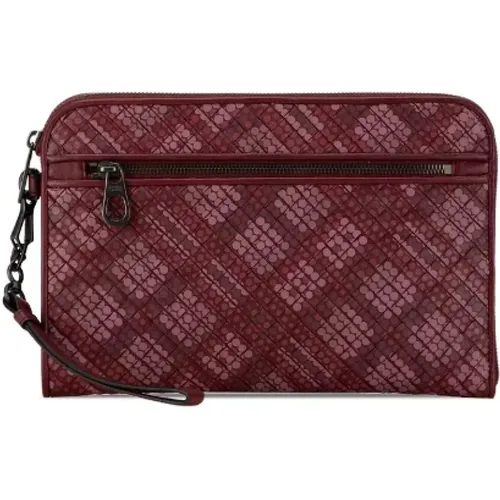 Pre-owned Clutches, female, , Size: ONE SIZE Pre-owned Leather clutches - Bottega Veneta Vintage - Modalova