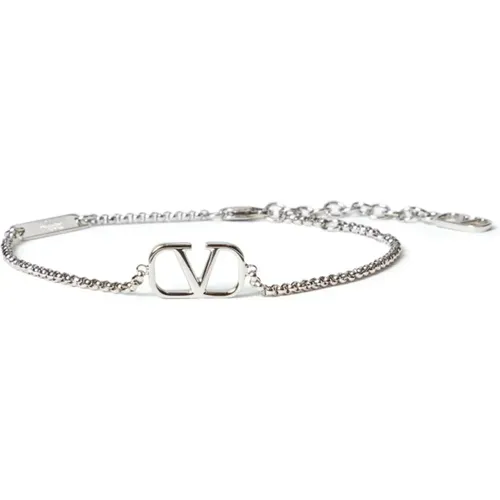 Bijoux Silver Bracelet , male, Sizes: ONE SIZE - Valentino Garavani - Modalova