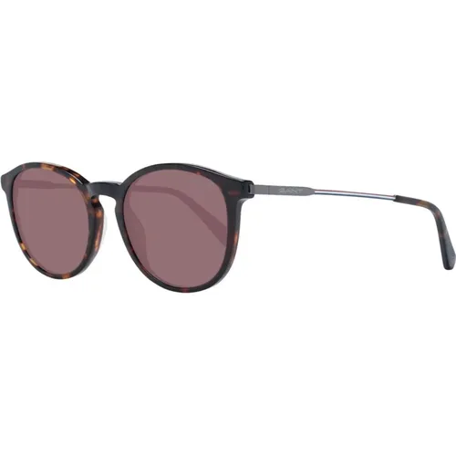 Braune Runde Sonnenbrille mit UV-Schutz - Gant - Modalova