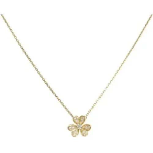 Pre-owned Jewellery, female, , Size: ONE SIZE Pre-owned Gold necklaces - Van Cleef & Arpels Pre-owned - Modalova