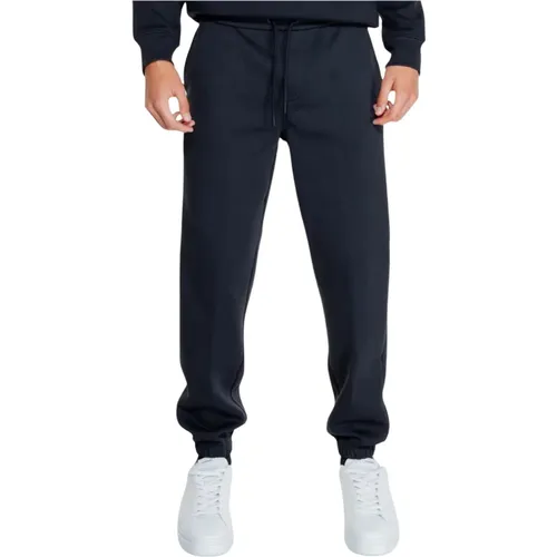 Sweatpants, male, , Size: XS Men's Logo Tape Pants - Calvin Klein Jeans - Modalova