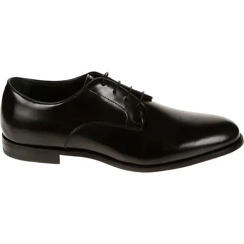 Elegant Leather Derby Shoes with Laces , male, Sizes: 10 UK, 9 UK, 6 UK, 5 UK, 9 1/2 UK, 11 UK - Corvari - Modalova