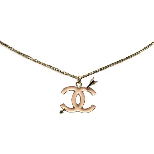 Pre-owned Metal necklaces , female, Sizes: ONE SIZE - Chanel Vintage - Modalova