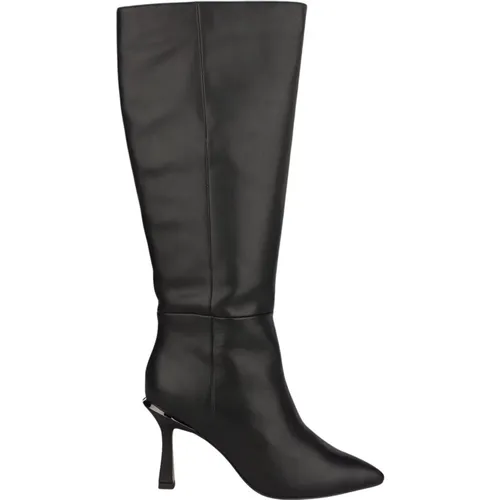 Stiletto Heel Leather Boots , female, Sizes: 8 UK, 7 UK - Alma en Pena - Modalova