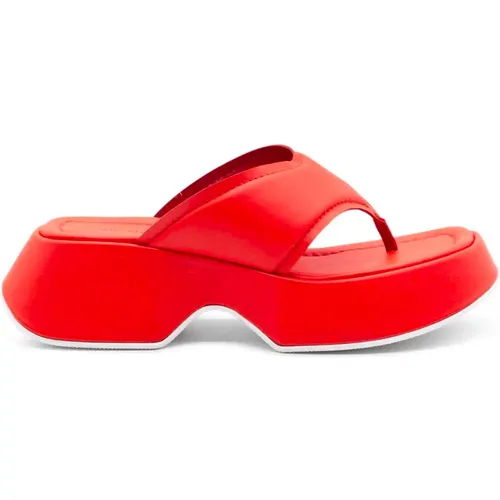 Mini Yoko Flip-Flops korallfarben , Damen, Größe: 35 EU - Vic Matié - Modalova