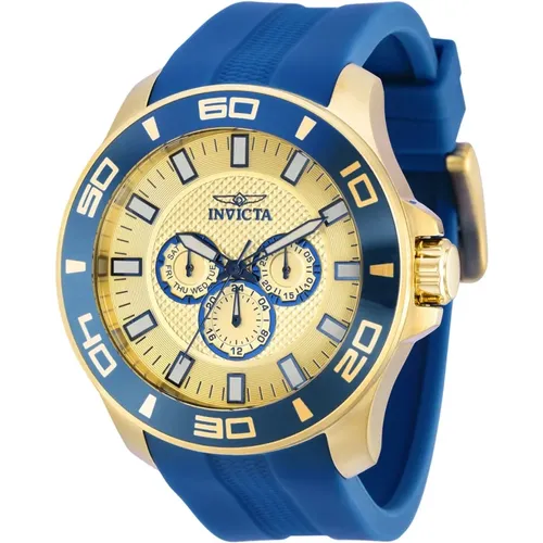 Pro Diver Quartz Watch - Gold Dial , male, Sizes: ONE SIZE - Invicta Watches - Modalova