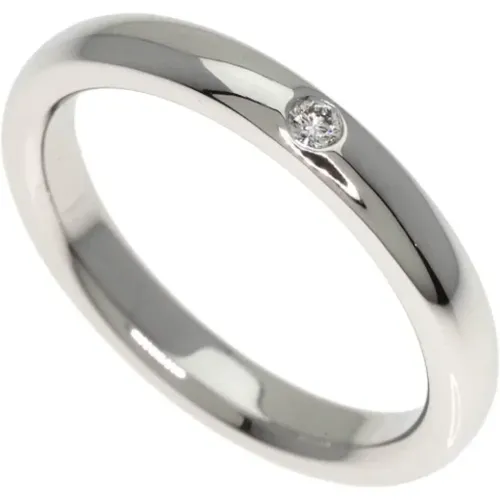 Pre-owned Jewellery, female, , Size: ONE SIZE Pre-owned Platinum rings - Tiffany & Co. Pre-owned - Modalova