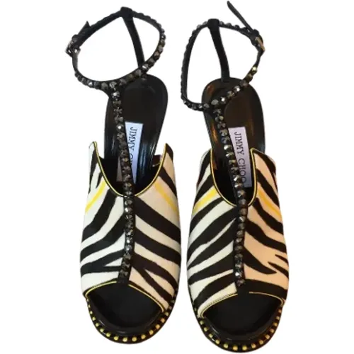 Pre-owned Ponyhaar sandals - Jimmy Choo Pre-owned - Modalova