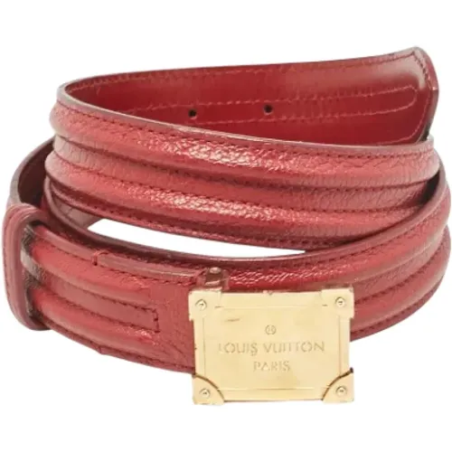 Pre-owned Belts, male, , Size: ONE SIZE Pre-owned Leather belts - Louis Vuitton Vintage - Modalova