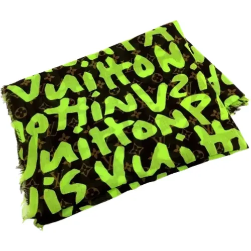 Pre-owned Cotton scarves , female, Sizes: ONE SIZE - Louis Vuitton Vintage - Modalova